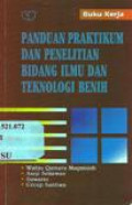 Panduan Praktikum dan Penelitian Bidang Ilmu dan Teknologi Benih, buku kerja