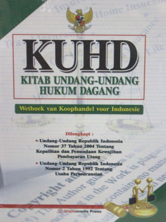 Kuhd : Kitab Undang-Undang Hukum Dagang
