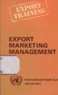 EXPORT TRAINING: Export Marketing Management