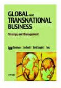 Global and Transnational Business: Strategy and Management