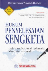 Hukum Penyelesaian Sengketa