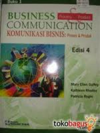 Image of BUSINESS COMUNICATION KOMUNIKASI BISNIS : Proses & Produk Buku 1