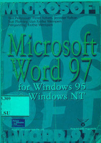 Microsoft Word 97 for Windows 95 & Windows NT