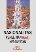 Nasionalitas Penelitian (iptek) Kerakyatan