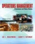 Operations Management: Process and Value Chains.