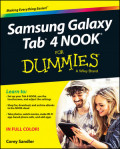 Samsung Galaxy Tab 4 Nook for Dummies A Wiley Brand
