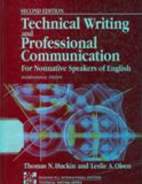 Technical Writing and Professional Communication