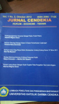 Jurnal Cendekia  ; Hukum - Ekonomi - Teknik (Vol. - No. 2