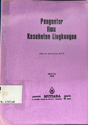 Pengantar ilmu kesehatan lingkungan