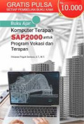 buku ajar komputer terapan SAP2000 untuk program vokasi dan terapan