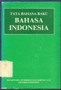 Tata Bahasa Baku Bahasa Indonesia