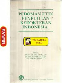 Pedoman Etik Penelitian Kedokteran Indonesia