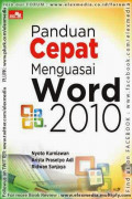 Panduan Cepat Menguasai Word 2010