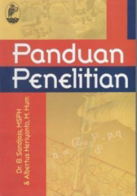 Image of Panduan Penelitian