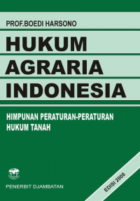 Image of Hukum Agraria Indonesia