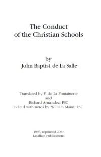 Image of The Conduct of the Christian Schools