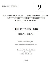 Image of AN INTRODUCTION TO THE HISTORY OF THE INSTITUTE OF THE BROTHERS OF THE CHRISTIAN SCHOOLS