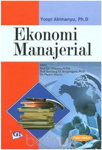 Image of Ekonomi Manajerial