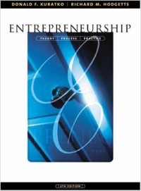 Image of Entrepreneurship ; Theory, Process and Practice