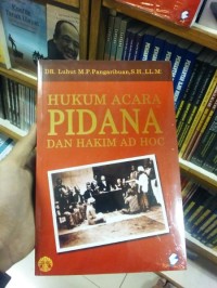 Image of Hukum Acara Pidana dan Hakim AD HOC