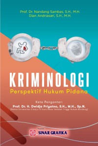 Image of Kriminologi : Perspektif Hukum Pidana
