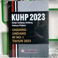 Image of Kuhp 2023 Uu Ri No.1 Tahun 2023