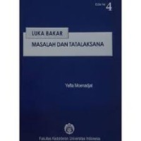 Image of Luka bakar masalah dan tatalaksana
