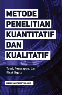 Image of Metode penelitian kuantitatif dan kualitatif