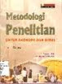 Image of Metode Penelitian untuk Ekonomi dan Bisnis