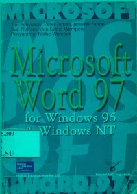 Image of Microsoft Word 97 for Windows 95 & Windows NT