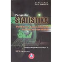 Image of PENGANTAR STATISTIKA UNTUK PENELITIAN PENDIDIKAN, SOSIAL, EKONOMI KOMUNIKASI DAN BISNIS