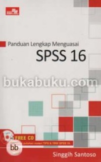Image of Panduan Lengkap Menguasai SPSS 16