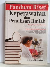 Image of Panduan Riset Keperawatan dan Penulisan Ilmiah
