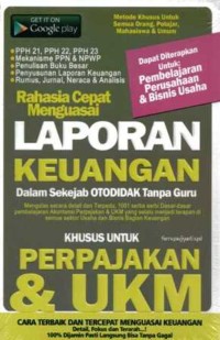 Image of Rahasia Cepat Menguasai Laporan Keuangan dalam Sekejab OTODIDAK Tanpa Guru