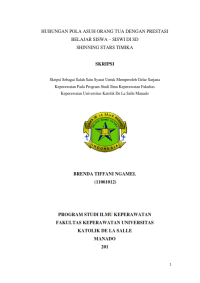 Image of Hubungan Pola Asuh Orang Tua Dengan Prestasi Belajar Siswa-siswi di SD Shinning stars Timika