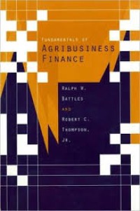 Image of Fundamentals of agribusiness finance