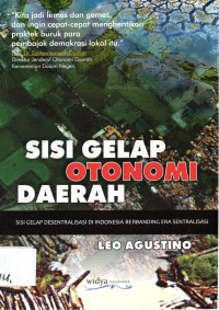 Image of Sisi gelap otonomi daerah