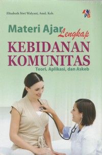 Image of materi Ajar Lengkap Kebidanan Komunitas