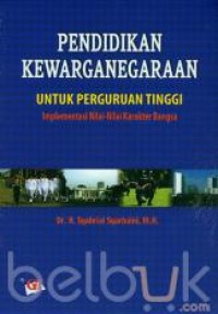 Image of Pendidikan Kewarganegaraan di Perguruan Tinggi
